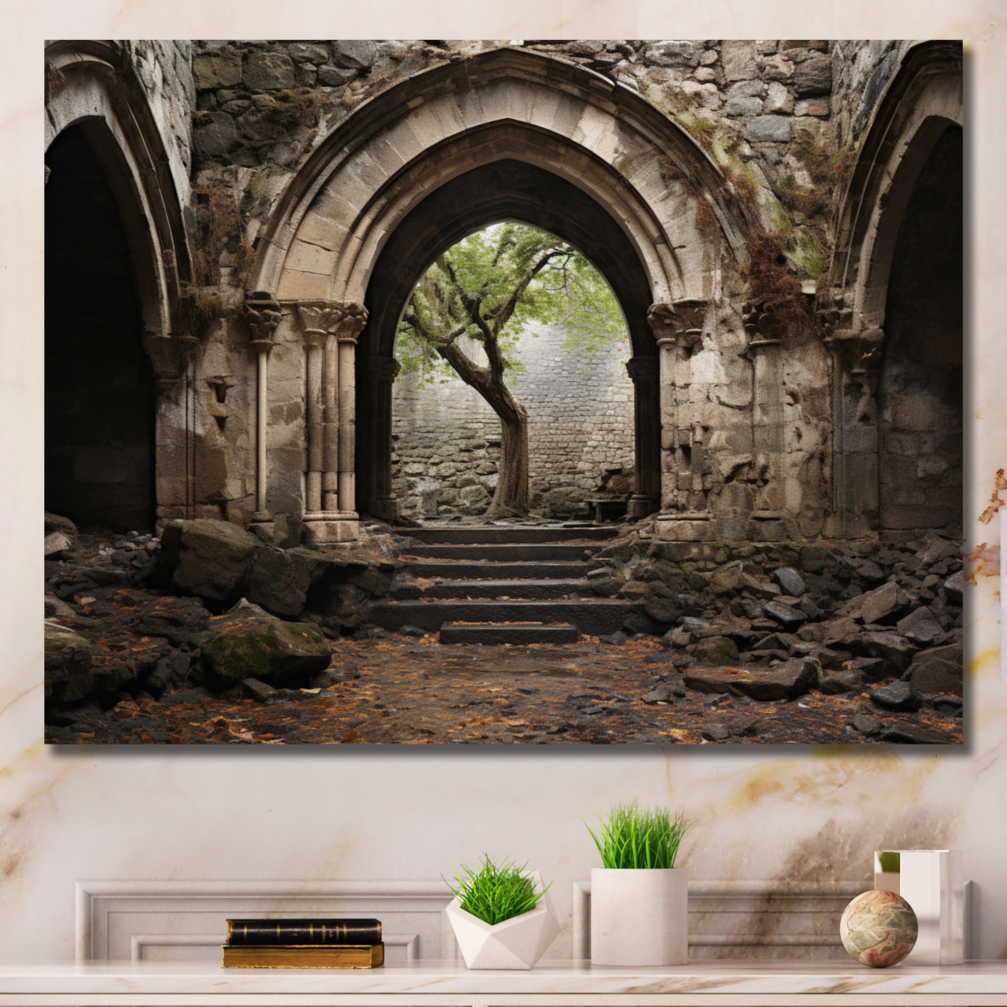 Red Barrel Studio® Church Whispers of History I Print on Canvas Wayfair